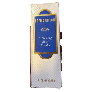Premonition Silkening Body Powder 3.5 Oz / 99g With Vitamin Derivatives & Fragra